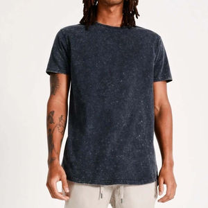 เสื้อยืดโอเวอร์ไซส์ทรงหลวมสไตล์วินเทจ ย้อมสีแบบแอซิดวอช สำหรับผู้ชาย วัสดุคุณภาพพรีเมียม ผ้าฝ้าย 100%  เรียบง่าย สวมใส่สบาย ขายดีอันดับต้นๆ - Product Image 5