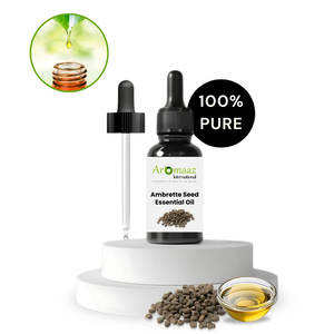 Huile Essentielle Pure de Graines d'Ambrette AROMAAZ – Hydratant Naturel & Éclaircissant pour Soins de la Peau et des Cheveux – Vente en Gros - Product Image 2