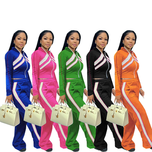 Conjunto de Pantalones de Dos Piezas para Mujer, Chándal Deportivo con Cremallera, Tops Casuales por Encima de la Rodilla, Cintura Elástica con Capucha, Estilo Y2K - Product Image 6