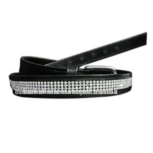 Ceintures Bling en cuir véritable pour l'équitation Compagnon parfait pour le cavalier et la bride de cheval. - Product Image 1