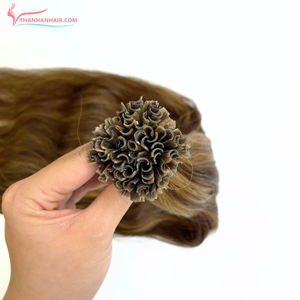 ผมต่อปลายเคราตินเป็นลอนสำหรับต่อผมปลายแหลมเป็นลอนแบบคน100% - Product Image 2