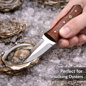 Cuchillo para Ostras de Madera SAZ ENTERPRISES al por Mayor con Funda, Herramientas para Mariscos, Abridor de Mariscos, Accesorios de Cocina Ecológicos Aptos para Lavavajillas - Product Image 2
