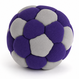 Ballon Hacky Sack en daim marron de qualité supérieure - Footbag - Ballon de jonglage doux et de haute qualité pour tous les âges - Product Image 4