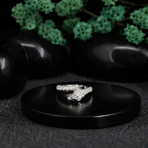 925 Sterling <b>Silver</b> Luxury Moissanite <b>Nose</b> <b>Ring</b> | VVS D Color <b>Nose</b> Stud | Diamond <b>Nose</b> Pin | Body Piercing Jewelry Women Gift - Product Image 3