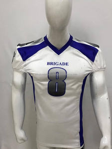 Nouvel arrivage Uniforme de football américain sur mesure pour vêtements de sport Uniforme de football américain à manches courtes grande taille - Product Image 6