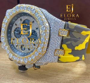 Reloj de Cuarzo Elegante para Hombre, Más Vendido, con Brazalete en Tono Plateado, Bisel con Cristales y Diseño Sofisticado - Product Image 4