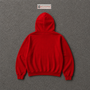 Red Oversized Zip Up Hoodie <b>White</b> Graphic Print Unisex Streetwear Fashion Full Zipper Hooded <b>Sweatshirt</b> For <b>Men</b> Women Casual - Product Image 6