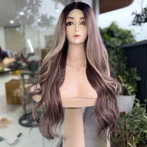 Peluca de Encaje Completo de Alta Calidad, Cabello Fino Tipo Bebé, Textura Ondulada, Color Natural, Pelucas de Cabello Humano Vietnamita - Product Image 5