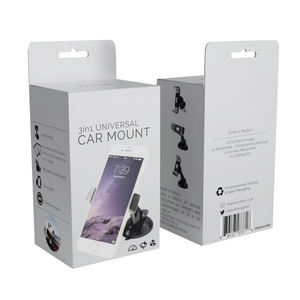 Custom Printed Paper Packaging <b>Box</b> with Clear Window for Car Phone Mount, Wholesale Gift <b>Box</b> - Product Image 6