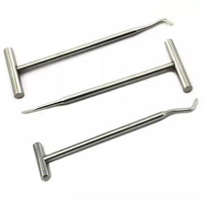 Kit d'instruments d'extraction dentaire pour implants : Élévateurs de racine, extracteurs de dents, PDL, Sinus Lift, en acier, manuel, poignée ergonomique, certifié CE par GS - Product Image 5