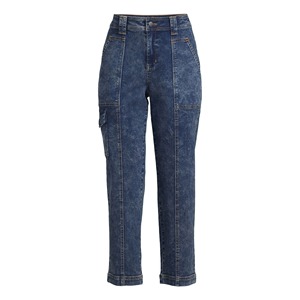 High Quality High Waist Women's <b>Pants</b> Streetwear Flap Pocket Casual High Quality Denim Jeans <b>Pants</b> for Women - Product Image 5