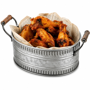 Wholesale Galvanized Beverage Tub Large Metal Ice Bucket with Side Handles for Outdoor Party Beer Wine and <b>Drink</b> <b>Cooler</b> - Product Image 6