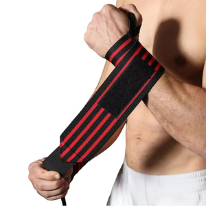 Custom OEM Weightlifting Wrist Wraps Heavy Duty Gym Wrist Support Straps Bandages for Powerlifting Bodybuilding Fitness - Product Image 4