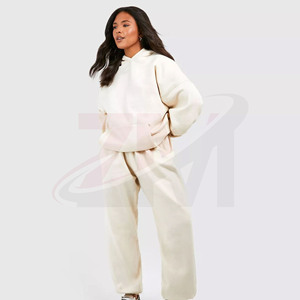 Sweatshirt and Jogger Set Premium Casual Activewear Supplier Women Sports <b>Tracksuit</b> Set Breathable Sweatshirt and Pants Outfit - Product Image 3
