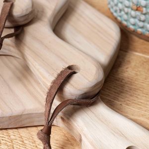Wooden Chopping <b>Blocks</b> Rectangle <b>Shape</b> With Handle Combination Package Kitchen Cutting Board Catering Kitchen heavy duty - Product Image 5