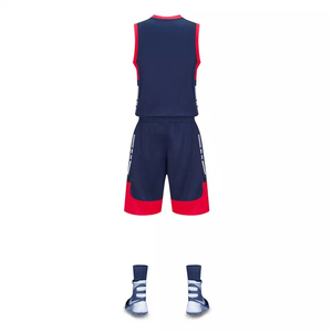 Tenue de basketball respirante, maillot et short personnalisés pour équipe, vêtements de sport anti-transpiration pour matchs et entraînements - Product Image 2