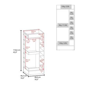 White <b>Corner</b> <b>Bar</b> Cabinet with Wine Rack and Open Shelf Elegant Home <b>Bar</b> Furniture - Product Image 6