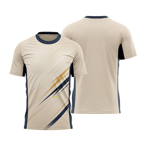 Unisex Round-Neck Soccer Jersey Short Sleeve Sublimated Print Moisture Wicking Lightweight 100% Polyester Geometric Design Front - Product Image 1