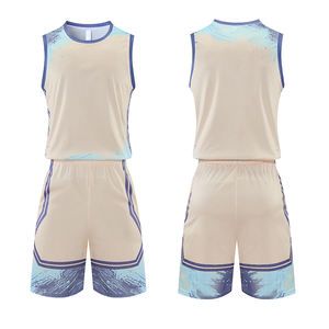 Uniforme de Baloncesto Deportivo para Hombre, Nuevo Diseño, con MOQ Bajo, Transpirable, Personalizado, Kit de Baloncesto Personalizado para Equipo o Club - Product Image 1
