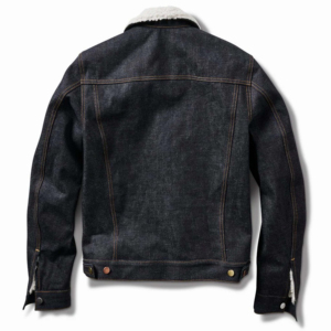 Custom Designed Men's High Street Style Denim <b>Jacket</b> for men Winter Breathable Sherpa <b>Fleece</b> <b>Lining</b> and Fur - Product Image 6
