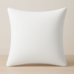 Cojín cuadrado decorativo de lino clásico de 14x14 pulgadas, Fundas de cojín de cuello relleno de espuma viscoelástica de Color sólido para sofá - Product Image 4