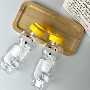 ขวดน้ำผึ้งใส PET ขนาด 8 ออนซ์ 250 มล. รูปทรงหมี ปากขวดขนาด 38-400 - Product Image 1