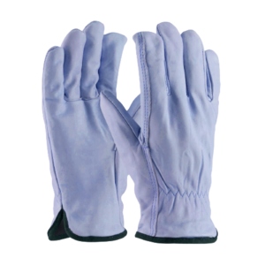 Premium Quality Sheep Grain Leather Driver Work <b>Gloves</b> Elastic Wristlet Cuff Waterproof Anti-Slip for Mechanical Safety Hand Arm - Product Image 3