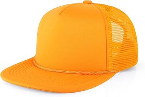 Gorra Trucker de Lona Azul Personalizada al por Mayor, Unisex, Transpirable, con Bordado Frontal, Ajustable, de 6 Paneles, para Uso Casual - Product Image 1