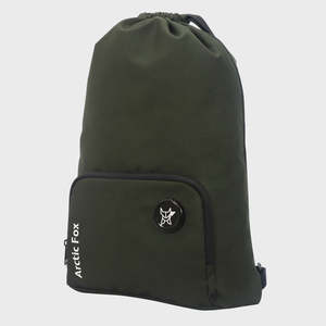 Mochila Deportiva Verde con Cordón para Natación, Bolsa de Gimnasio Resistente con Logotipo Personalizado - Product Image 2