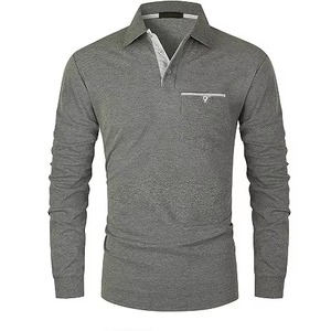 Chemise à manches longues pour homme, coupe ajustée, couleur unie, douce, extensible, respirante, légère, décontractée, pour tous les jours, anti-rides, tricotée - Product Image 3