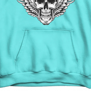 เสื้อฮู้ดผ้าฟลีซพิมพ์ลายแบบสวมหัว มีริบแถบที่ปลายแขนเสื้อ - Product Image 4