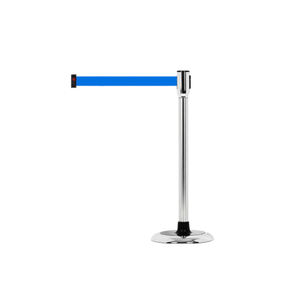 [BS-SS(BL)] Barrera de Control de Filas Moderna, Retráctil, de Longitud Ajustable, con Características de Seguridad Mejoradas y Diseño de Montaje Simplificado - Product Image 1