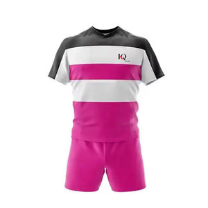 Conjunto de Uniforme de Rugby para Hombre, Cómodo y Transpirable, Tela Suave, Manga Corta, Pantalones Cortos a Juego, Colores del Equipo Personalizables, Entrenamiento al Aire Libre - Product Image 1