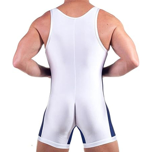 Men Wrestling Singlet Sleeveless Bodysuit <b>Athletic</b> Compression <b>Supporter</b> Sportswear Jumpsuit for Wrestling Training Gym - Product Image 6