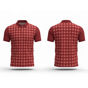 เสื้อโปโลพิมพ์ลายดิจิตอลแบบซับลิเมชั่น – เสื้อทีมพิมพ์ลายทนต่อการซีดจางสำหรับผู้ชาย ผู้หญิง และเยาวชน แห้งเร็ว ระบายอากาศได้ดี เหมาะสำหรับการเล่นกีฬา - Product Image 2