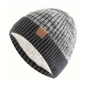 2025 Trending Product High Quality Custom Embroidery Logo Classic <b>Winter</b> <b>Hats</b> Knit Beanies Beanie <b>Hat</b> With Custom logo - Product Image 1
