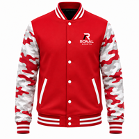 Veste de baseball personnalisée pour homme, broderie, style streetwear, patchs logo, veste varsity sur mesure