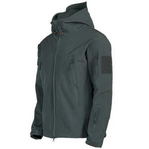 Veste de ski d'hiver unisexe personnalisée de haute qualité, imperméable, respirante, à coque rigide, avec capuche chauffante, fermeture éclair, imprimée, grande taille pour adultes - Product Image 2
