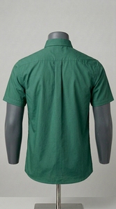 Camisa Formal Casual de Manga Corta para Hombre, Tejido Transpirable, Prenda Moderna Inspirada en Uniformes de Oficina - Product Image 4