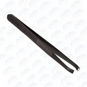 Pinzas de Depilación de Acero Inoxidable con Punta Fina para Cejas y Vello Facial, Instrumento de Belleza Ergonómico Antiestático - Product Image 5
