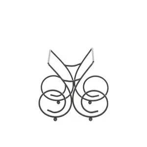 Support à bouteilles de vin artistique contemporain pour intérieurs, élégant support à bouteilles en métal pour comptoirs de restaurants, Zahid Exports - Product Image 5