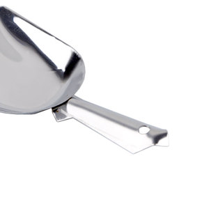 Pelle à farine, céréales et bonbons professionnelle en acier inoxydable, carrée et plate, robuste, écologique, compatible lave-vaisselle - Product Image 5