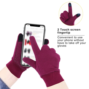 Gants de course ergonomiques antidérapants avec paume en silicone pour une prise sécurisée du téléphone, pour les marathonniers et les coureurs de trail, gants de course en plein air - Product Image 6
