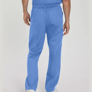 New Design Canvas Scrubs Straight Leg Pants Quick Dry Breathable Wholesale Pure Color <b>Set</b> <b>Doctor</b> Nurse Operating Room Uniform - Product Image 5