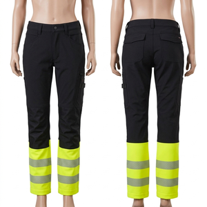 Men's and Womens <b>Pants</b> 280GSM Cotton Poly Twill Safety <b>Work</b> <b>Pants</b> Panel <b>Cargo</b> Trousers Reflective Tape Print Custom Logo Printed - Product Image 5