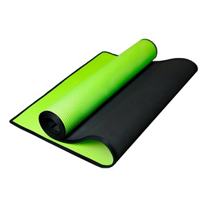 Tapete de Yoga de Doble Capa de TPE Antideslizante y Ecológico de 6mm de Grosor, Plegable, con Correa de Transporte para Gimnasio en Casa - Product Image 6