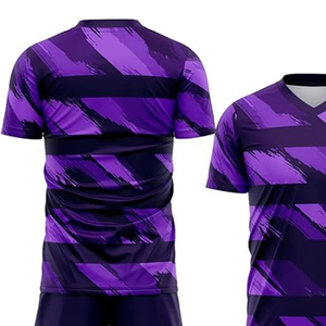 เสื้อฟุตบอลแขนสั้นคุณภาพสูงสำหรับฤดูร้อน รับผลิตแบบ OEM และ ODM เสื้อฟุตบอลคุณภาพสูง - Product Image 5