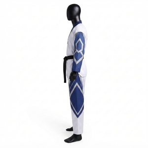 Uniforme de Taekwondo léger et confortable pour la boxe, tissu extensible en polyester/nylon, service OEM, prix bas, unisexe, adultes - Product Image 2
