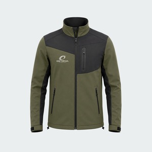 Chaqueta Softshell Personalizada con Logotipo, Impermeable, para Hombre, Transpirable, de Secado Rápido, con Cuello Alto, para Invierno - Product Image 2