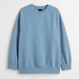 <b>Men</b> Heavyweight Oversized Sweatshirt 500GSM Cotton Fleece <b>Pullover</b> Streetwear Blank Crewneck Winter Hoodie sweatshirt - Product Image 5
